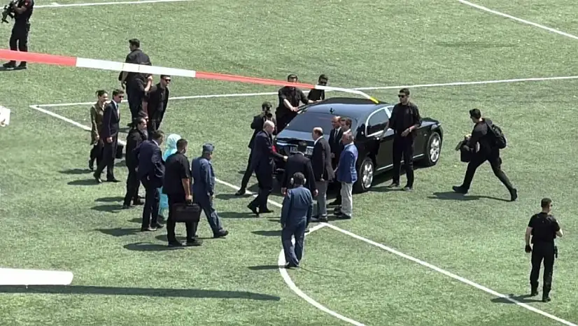 Cumhurbaşkanı Erdoğan Bodrum'da Aliyev ile Bayramlaştı