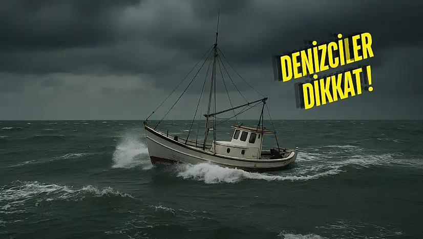 Ege'de fırtına alarmı: Balıkçılara ve denizcilere dikkat uyarısı