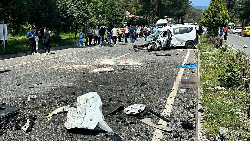 Marmaris'te katliam gibi kaza: 2 ölü 2 ağır yaralı