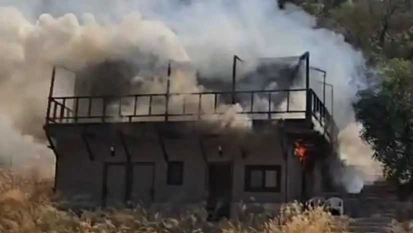 Mazı'da Ev Yangını: Ormanlık Alana Sıçramadan Müdahale Edildi