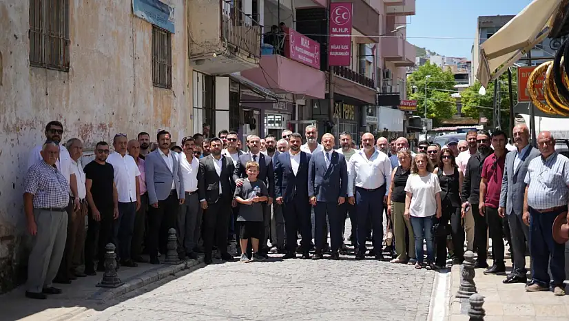 MHP İl Başkanı Burak Demirel Başkanlığındaki Heyet Milas'a Çıkarma Yaptı