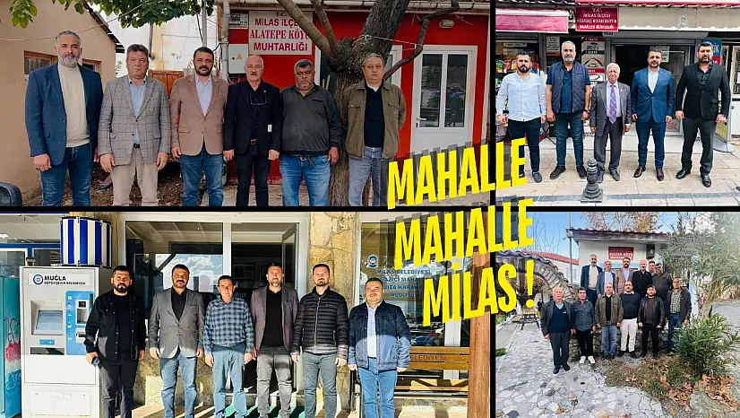 MHP Milas, Vatandaşın Kapısını Tek Tek Çalıyor: 'Derdiniz Derdimizdir'