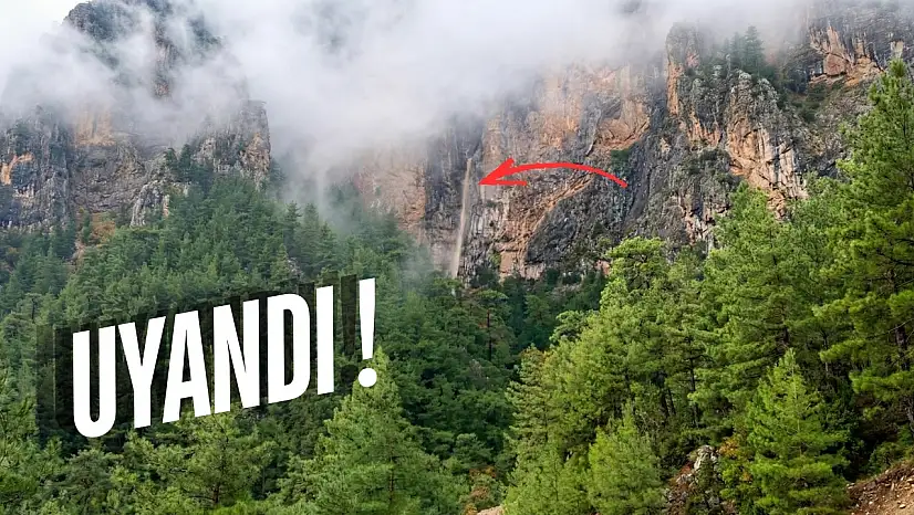 Milas'ın Yıllardır Uyuyan Kalem Şelalesi Yeniden Canlandı