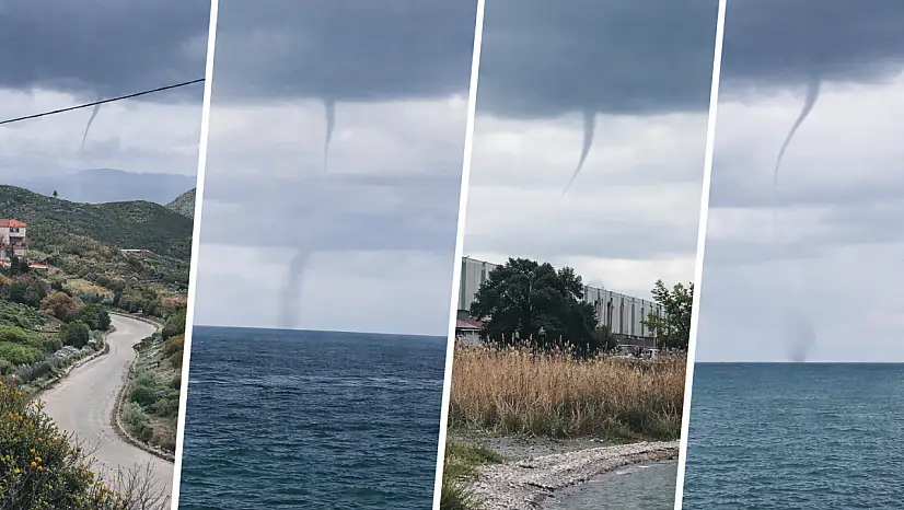 Milas Kıyılarında Görsel Şölen ve Doğal Hareketlilik: Hortumlar Ardı Ardına Görüldü