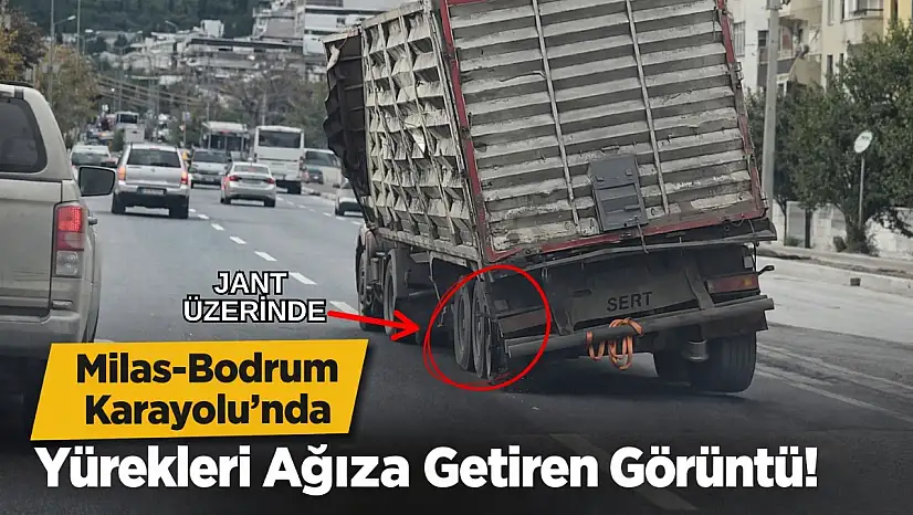 Milas'ta Faciaya Ramak Kala! Bodrum Bulvarı'nda 'Yan Yatan' Tehlike