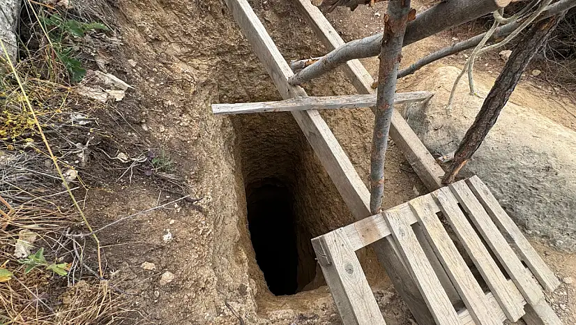 Milas'ta Jandarmadan 20 Metre Derinlikte Kaçak Kazıya Suçüstü Darbe