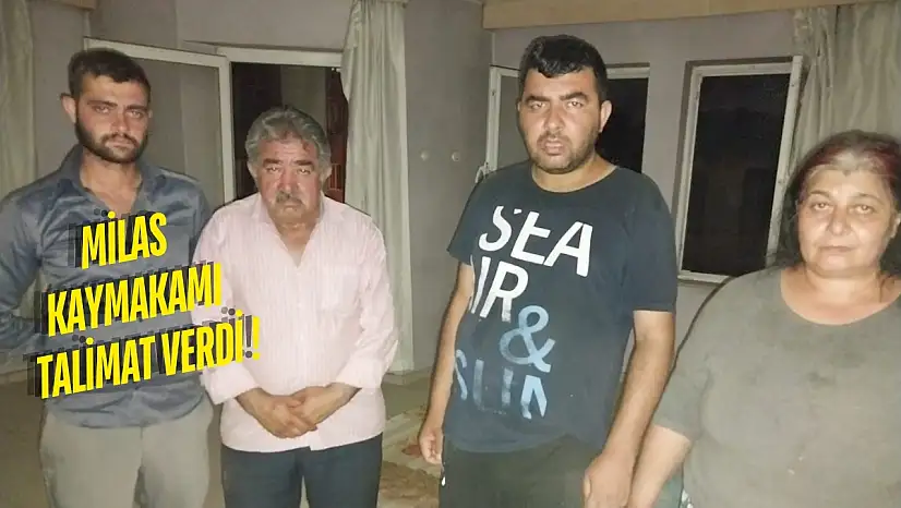 Milas'ta sokakta kalan aileye devlet sahip çıktı