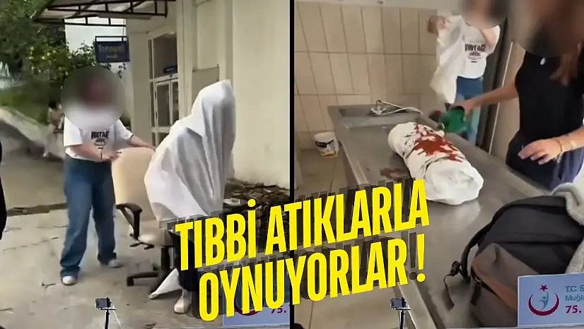 Milas'ta sosyal medyayı sarsan görüntüler: Çocuklar eski hastanede oyun oynuyor