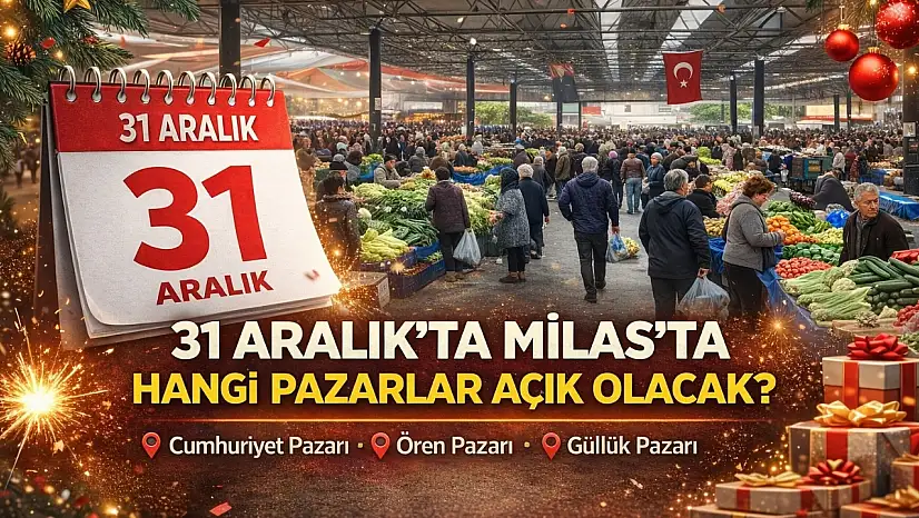 Milas'ta Yılbaşı Pazarları Yarın Kuruluyor