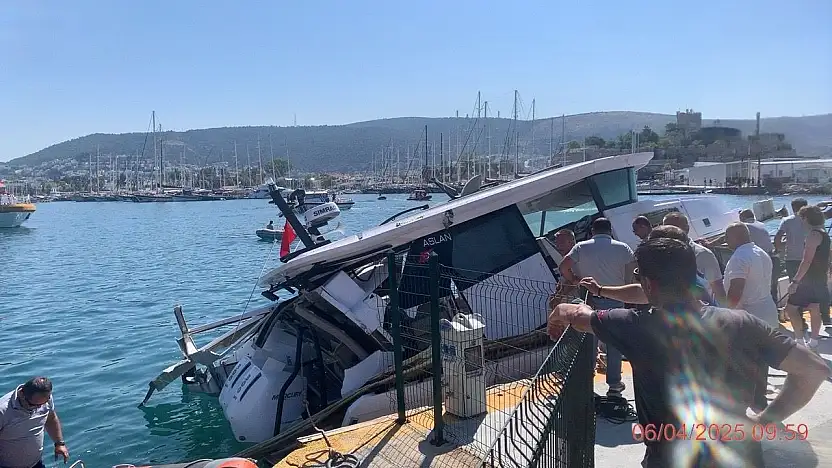 Bodrum Marina'da Patlama: İki Kişi Yaralandı