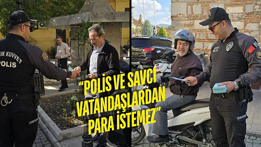 Milas'ta Emniyet Ekiplerinden Vatandaşa Dolandırıcılık Uyarısı