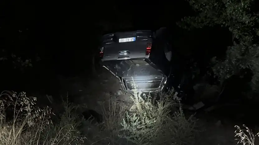 Milas'ta Kamyonet Şarampole Uçtu: 1 Kişi Yaralandı