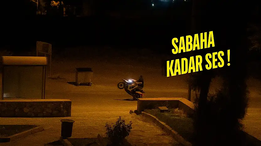 Milas'ta Mahalle Aralarında Motosiklet Şovuna Tepki: 'Çocuklarımız Uyuyamıyor'