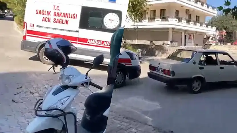 Milas'ta Motosiklet ile Otomobil Çarpıştı: 1 Yaralı