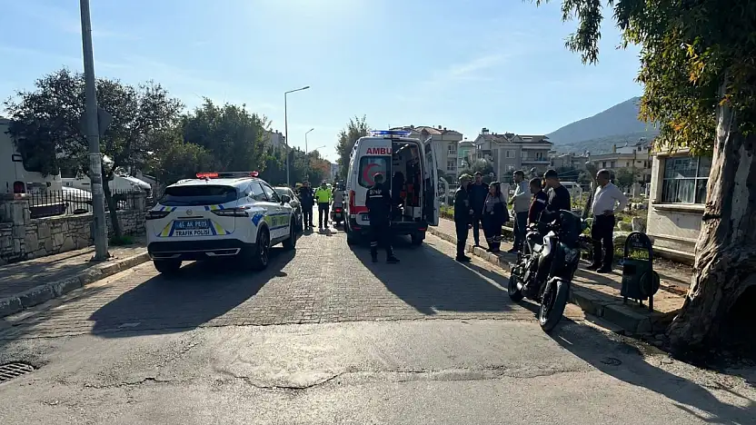 Milas'ta Motosiklet ve Otomobil Çarpıştı: 1 Yaralı