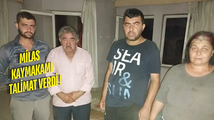 Milas'ta sokakta kalan aileye devlet sahip çıktı