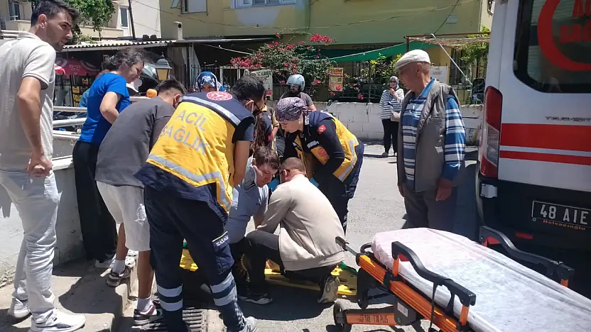 Milas'ta trafik kazası: Motokurye yaralandı