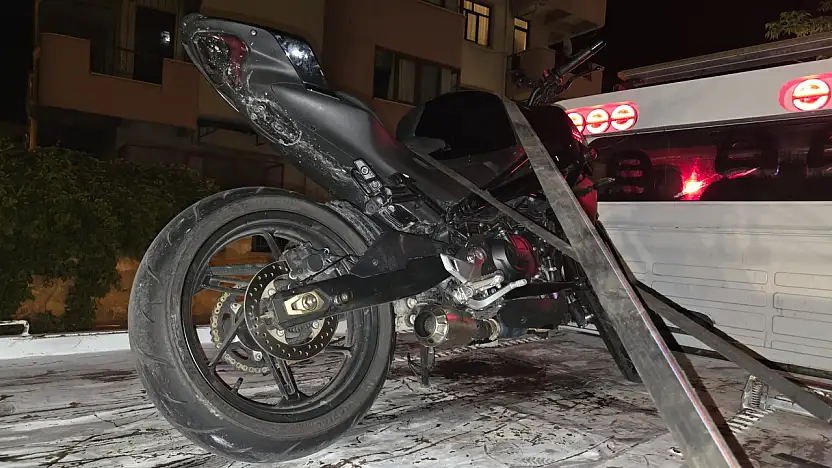 Milas'ta aranan motosiklet jandarma operasyonuyla ele geçirildi