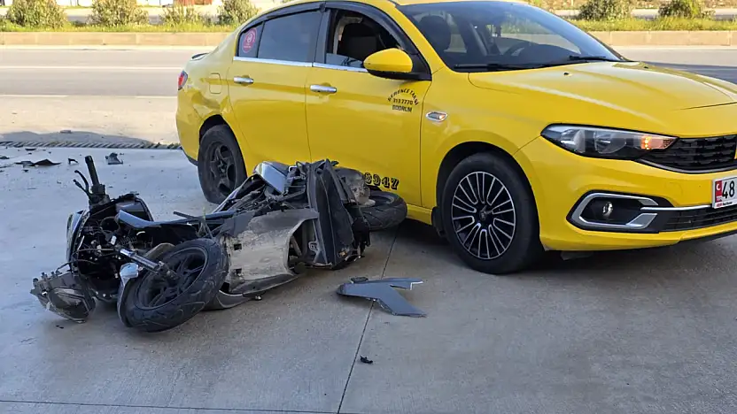 Petrol istasyonu girişinde çarpışma: 1 kişi yaralandı