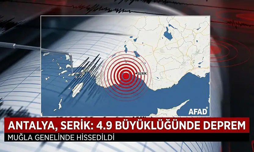 Akdeniz Sallandı: 4,9 Büyüklüğündeki Deprem Milas'ta Hissedildi