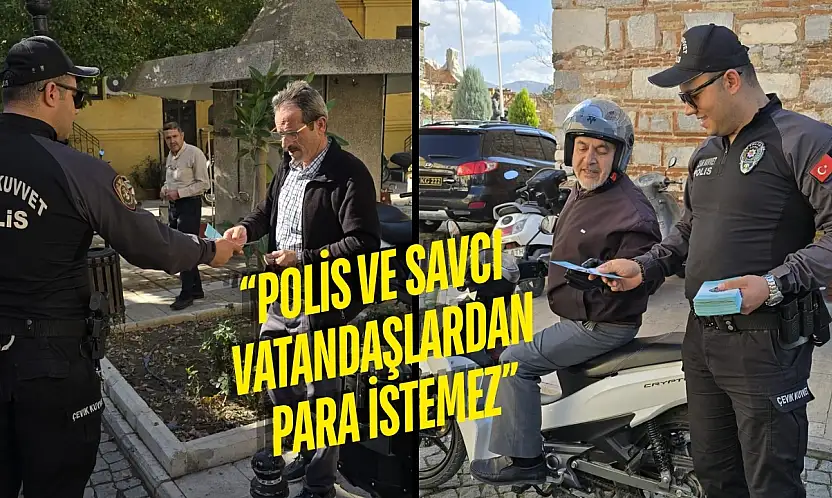 Milas'ta Emniyet Ekiplerinden Vatandaşa Dolandırıcılık Uyarısı