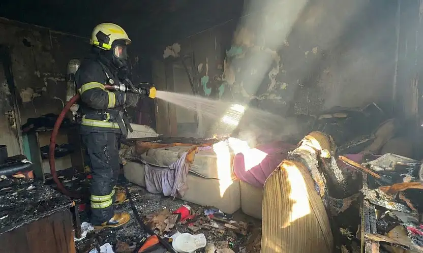 Milas'ta ev yangını paniğe neden oldu