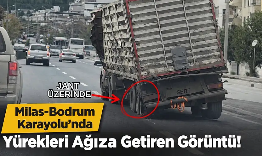 Milas'ta Faciaya Ramak Kala! Bodrum Bulvarı'nda 'Yan Yatan' Tehlike