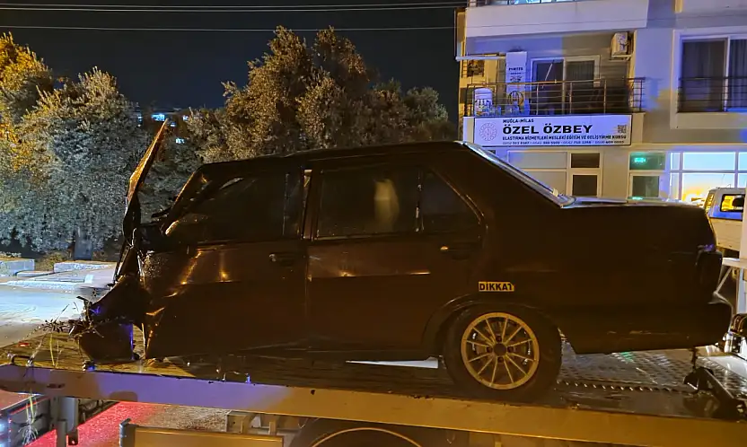 Milas'ta Feci Kaza: Hurdaya Dönen Araçtan Çıkıp Sırra Kadem Bastı!