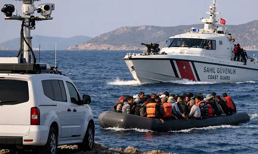 Milas'ta Göçmen Operasyonu Mobil Radarlar Tespit Etti, Ekipler Yakaladı