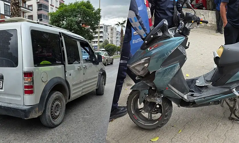 Milas'ta Halil Bey Bulvarı'na ani dönüş kazaya yol açtı: motosiklet sürücüsü yaralandı