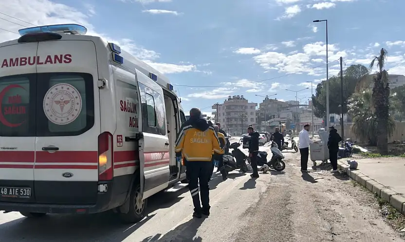 Milas'ta Labranda Bulvarı'nda iki motosiklet çarpıştı: 1 yaralı