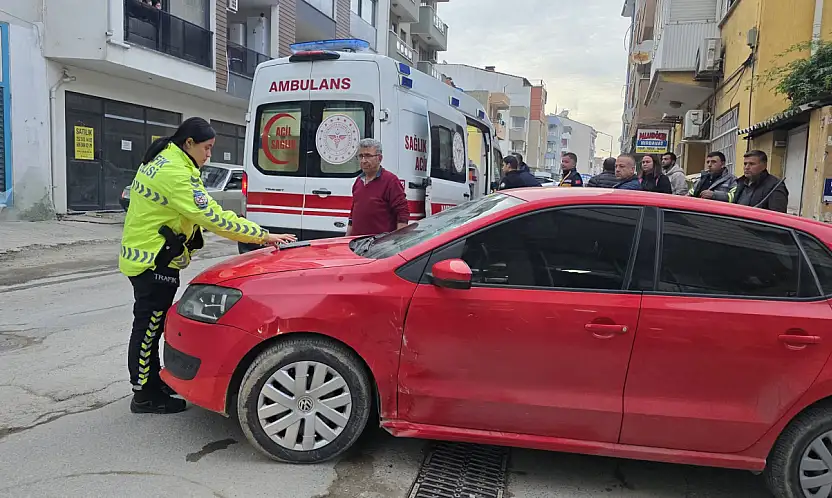 Milas'ta motosiklet ile otomobil çarpıştı: 1 yaralı