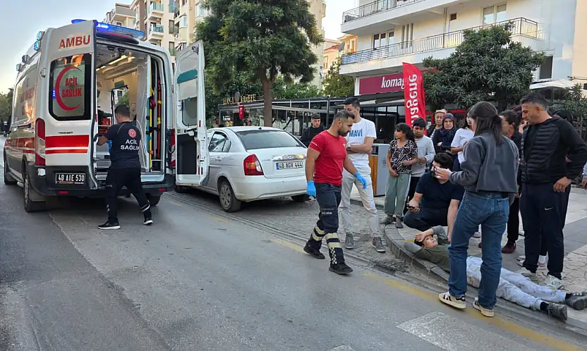 Milas'ta Motosikletin Çarptığı Bisikletli Çocuk Yaralandı