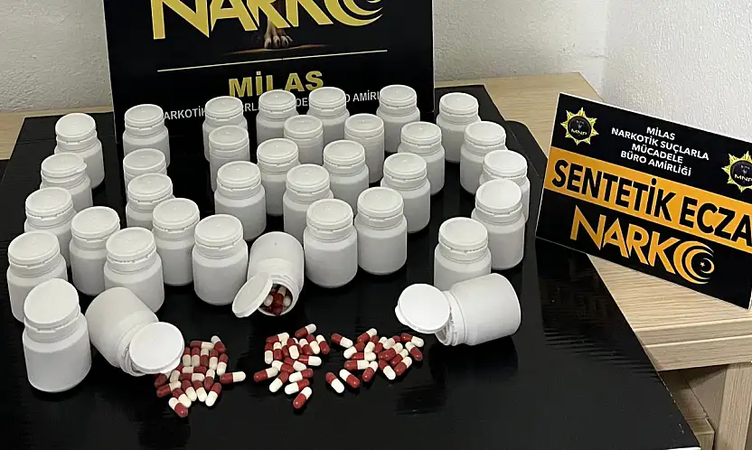 Milas'ta Narkotik Darbesi: 1814 Zehir Hapı Ele Geçirildi