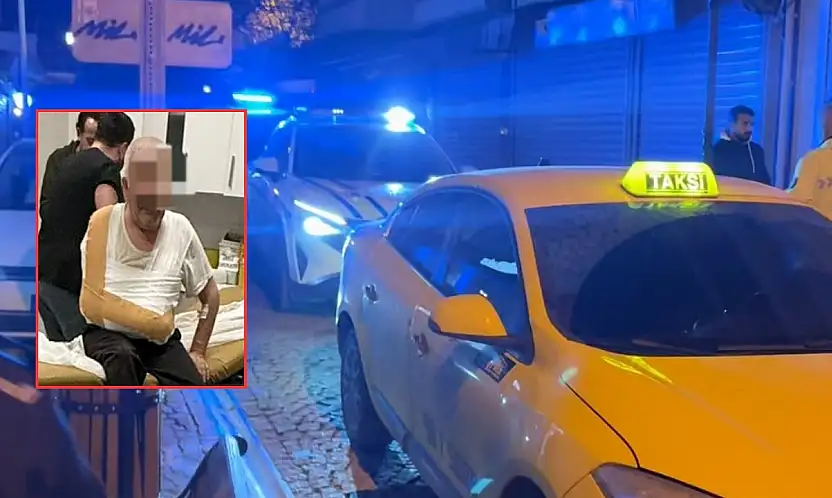 Milas'ta Olaylı Gece: Taksi Kapısını Çarptılar, Yaşlı Adamı Yaraladılar