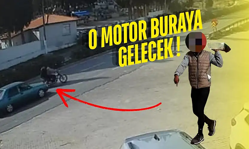 Milas'ta Orta Refüjden Karşıya Geçmek İsteyen Motosiklet Otomobille Çarpıştı 1 Kişi Yaralandı