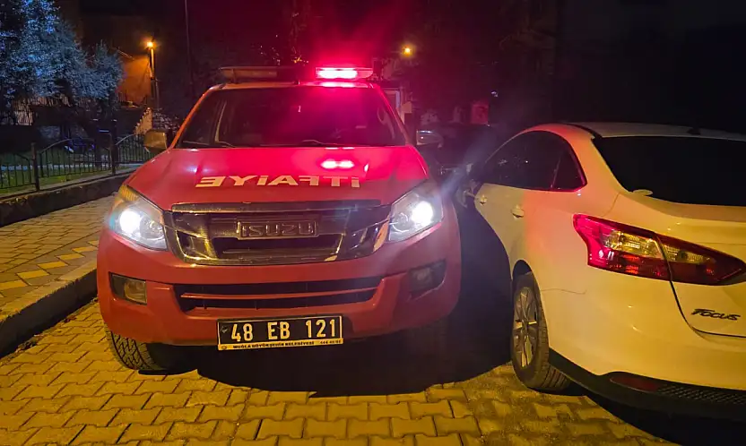 Temizlik için yakılan ateş Milas'ta yangın alarmı verdirdi