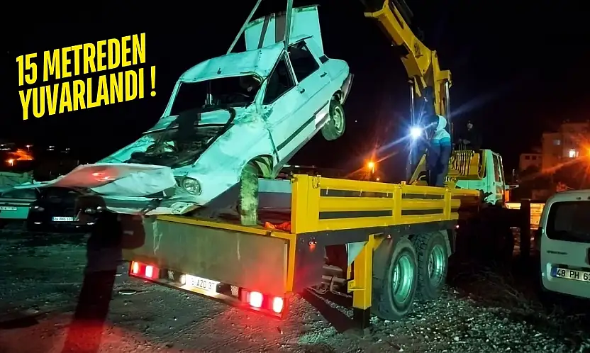 Yatağan'da Acı Kaza: Şarampole Yuvarlanan Otomobilin Sürücüsü Metin Kırkağaç Hayatını Kaybetti