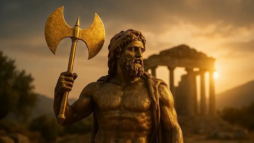 Milas'ta Zeus'un iz bıraktığı kutsal kaya